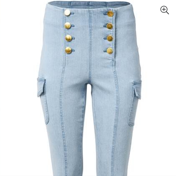 Brand new Venus sailor button jean capris - Picture 6 of 12